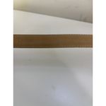 Liz Claiborne Vtg Women’s  Beige Leather Belt Size Medium Gold Buckle Classic Photo 2