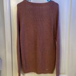 Pink Criss Cross Sweater Size M Photo 1