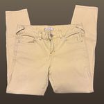 Free People  pale yellow/tan straight leg ankle jeans sz 28 Photo 0