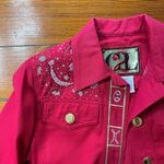 Rare Vintage Christian Llinares Celestial Astrology Dress & Jacket Set Y2K Sz S Red Photo 10