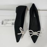 Shoedazzle Amina Pointed Toe Flat - Black - Women's Size 6.5 - 4002748 Photo 2