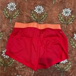 Nike  Women's Red and Orange Dry Fit Athletic Shorts size Small Photo 2