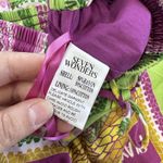 Seven Wonders Two Piece Set Womens XS Purple Green Hawaiian Aloha Shirt Shorts Photo 6