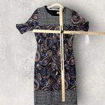 Shelby & Palmer  Dress Womens 6 Black Paisley Houndstooth Party Work‎ Casual Photo 4