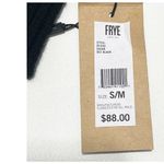 Leather Patch Long Knit Wool Gloves Frye Stamped Logo Black Small / Medium Photo 3