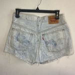 Levi's Levi’s 501 high waisted denim shorts size 27 tie dye look. Photo 1