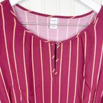 Old Navy  Waist-Defined Keyhole Neckline Long Sleeve Knee Length Dress LG Petite Photo 5