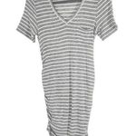 Tart Maternity Gray Stripe Ruched T Photo 0
