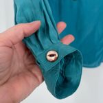 Sigrid Olsen Vintage  Secrets Women's Button Down‎ LS Silk Top Blue Size 8 Photo 7