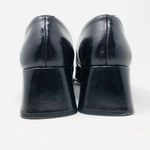 via spiga for Neiman Marcus black stacked heels, made in Italy, size 9N Photo 5