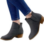 Kensie  Gerona Booties Dark Grey‎  size 8M Photo 0