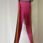 Beach Riot  Sport Legging Sadie High Waist Ribbed Leggings Hot Pink Size S‎ Photo 2