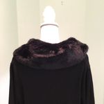 Kathy Ireland  Wool Blend Faux Fur Collar Cardigan Photo 4
