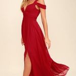 Lulus Red Off Photo 1