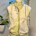 Farm Rio  Sleeveless High Neck Zip Top with Striped Belt – 100% Cotton Photo 0