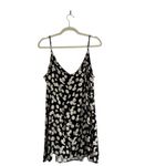 Reformation  Marlowe Mini Slip Dress Daisy Chain Black Sz XL Preppy coquette Y2K Photo 4