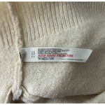 Free People Sweater Womens XS Cream Crop Hoodie Balloon Sleeve Minimal Neutral Photo 6