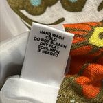 Cato  women’s size 14 a-line linen skirt lined floral side zipper fall colors Photo 6