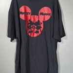 Disney Mickey & Minnie Love Black & Red T-Shirt - Size 3X - Women's Plus Size Photo 0