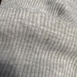 Free People  Women's Pants Heater Gray Superfly Flare Leg Ribbed Knit Size Medium Photo 4