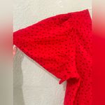 A New Day  Red Polka Dot Women's Top size L super cute top Photo 1