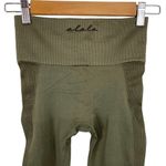 Alala  Essential Seamless Tight Leggings Ribbed and Perforated Size S Army Green Photo 9