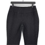 CAbi Seaside Chic Dot Trouser Crop Pant Black White 6 Photo 1