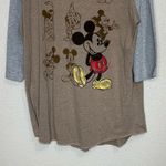 Disney  Mickey Mouse Women's 3/4 Sleeves Crewneck Tee, Size 2XL Photo 2