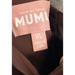 Show Me Your Mumu Lady Corset Dress in Chocolate Luxe Satin XL NWT Photo 4