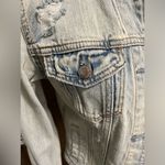 American Eagle  Denim Jacket Distressed Ripped Photo 7