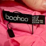 Boohoo size 8 pink maternity frill tie midi maxi dress Photo 10
