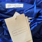 Mac Duggal  67911 Ruffle Tiered Cut Out Chiffon Gown Dress Cobalt Blue Size 0 NWT Photo 8