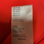 Anthropologie  The Elyse Slip Dress Satin Cowl Neck Maxi Orange Sz LP Satin Party Photo 11