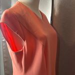 ESCADA peach coral pink vintage elegant dress. order(40) Orange Size 42 Photo 7