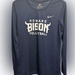 Nike HU Howard University Bison Volleyball Women's Long-Sleeve Tee Shirt, Medium Photo 0