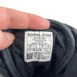 Sorel Boots Womens 6 Slimboot Mid Calf Canvas Leather Black Rugged Winter Photo 9