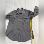 Coldwater Creek  Charcoal Button-Down Shirt Photo 4