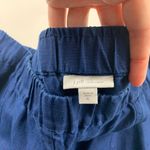 J. Jill Dark Marine Blue Linen Cuffed Ankle Lounge Pant XL Photo 2