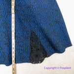 Leota  Women's Cynthia Sleeveless A-Line Dress Black/Blue, women size 2L‎ Photo 4