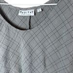 Habitat  Clothes to Live In Women’s Sz Small Gray Sleeveless Dress Textured Photo 3