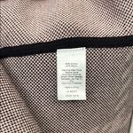 Talbots Herringbone Plaid Sweater Coat Black White Pink Business Casual Women's Photo 5