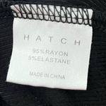 HATCH Button Front Ribbed Maxi Dress Women’s Size Medium Black Long Sleeve Photo 6