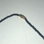 Lot of 3 Beaded Boho Silver Tone Hematite Black Beads Necklaces Photo 4