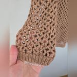 Monday Newport Dress Crochet Tan Brown Photo 4