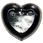 Vtg Sea World Heart Shaped Pin Back Button 1987 I Heart Emperor Penguins 2" Photo 1