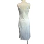 1990s Vintage Warners White Nylon Midi Slip Dress Size M Size M Photo 2