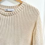 ZARA  Polka Dot Mesh Sleeve Sweater Photo 2