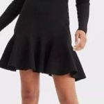 EXPRESS NWT Body Contouring Black Sweetheart Neck Ruffle Fit & Flare Dress XL Photo 0