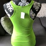 Charlotte Russe Neon Green with Sequin Tank Top XS Photo 4