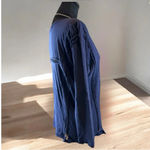 Vans Women’s Navy Blue Long Sleeve Crochet Detail Top Size Medium Boho Casual Photo 3